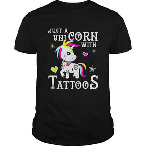 Just A Unicorn With Tattoos Shirt